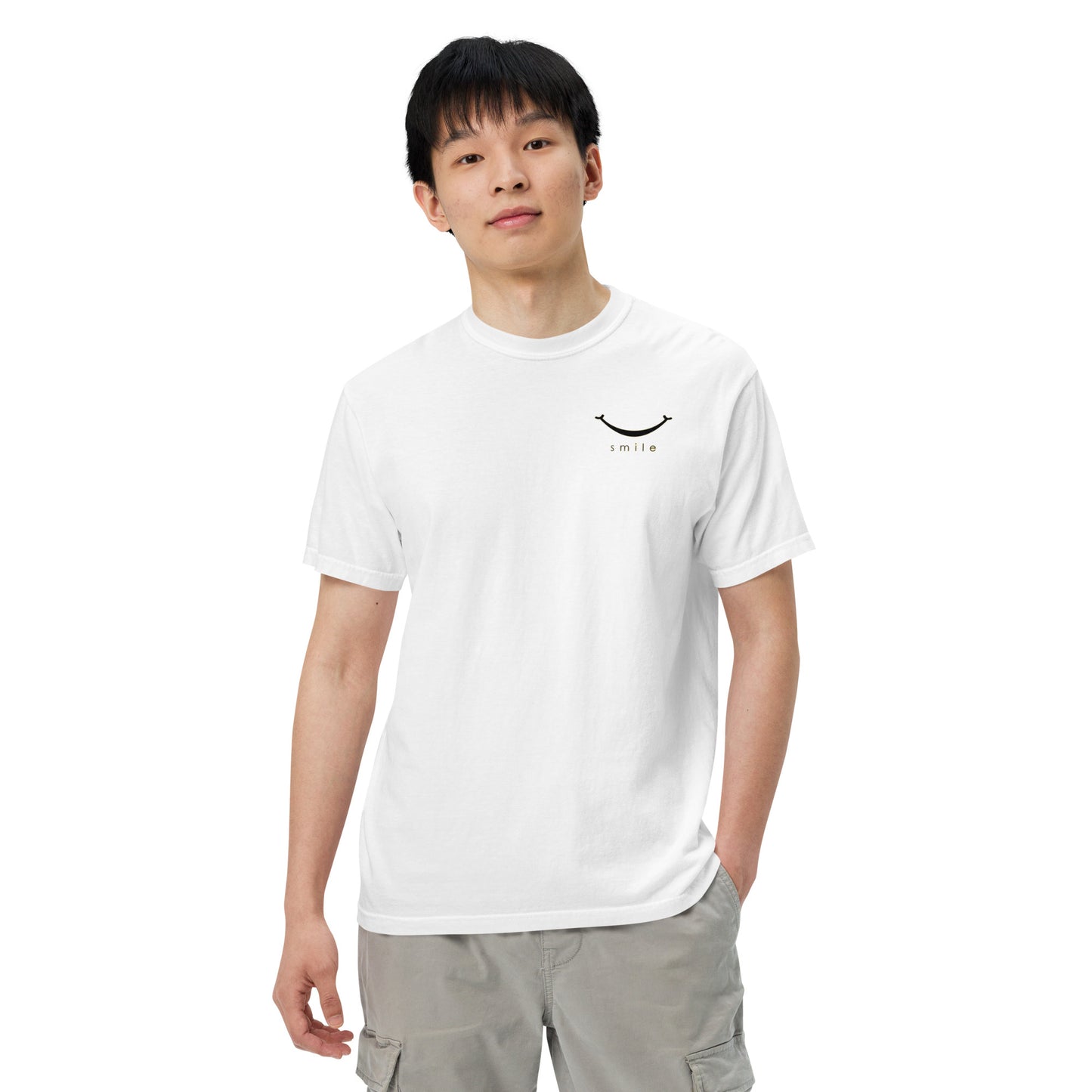 Men’s Smile heavyweight t-shirt