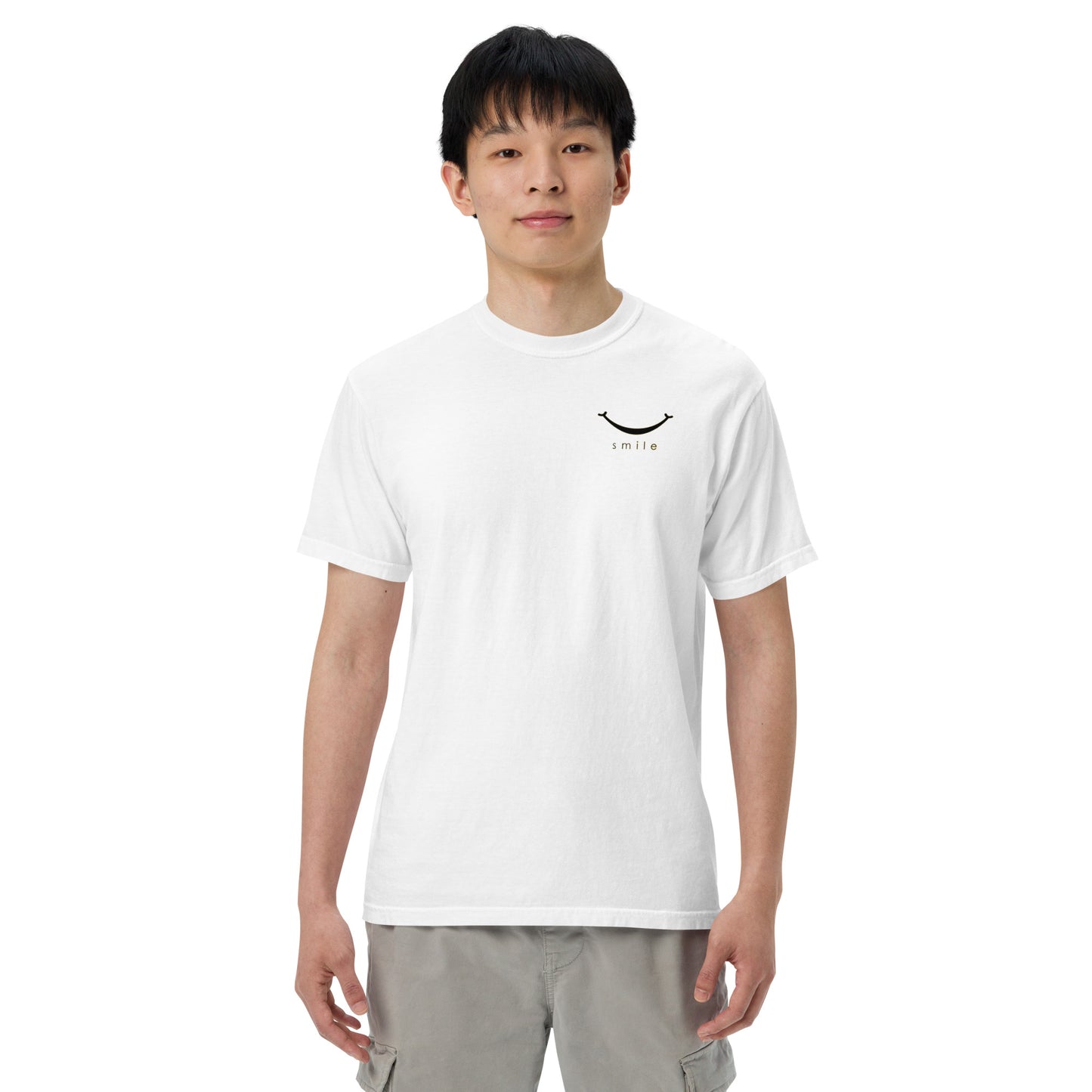 Men’s Smile heavyweight t-shirt