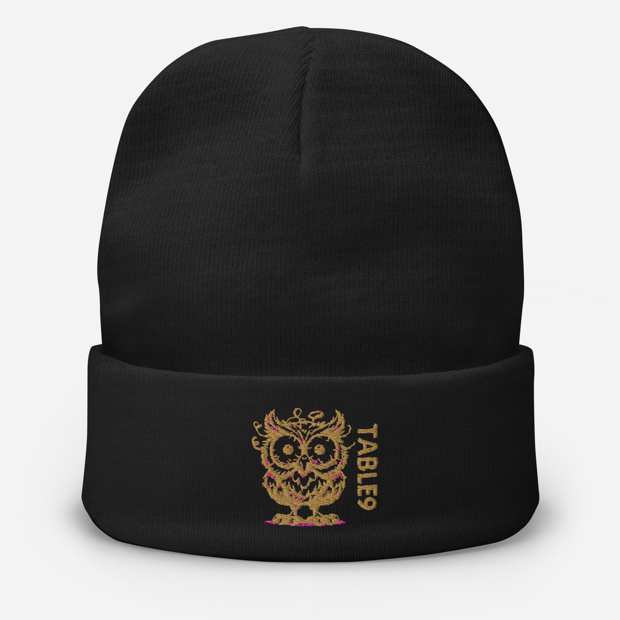 OWL T9 Embroidered Beanie