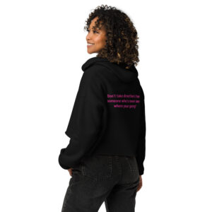 Goals Crop Hoodie