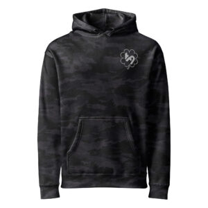 Clover Mentality Unisex Heavyweight Hooded Sweatshirt | Independent Trading Co. IND4000